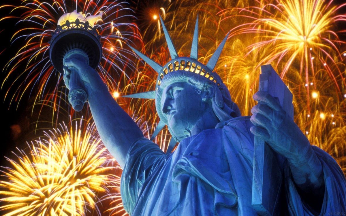 4th of July Fireworks in Statue of Liberty Exclusive HD Wallpapers …