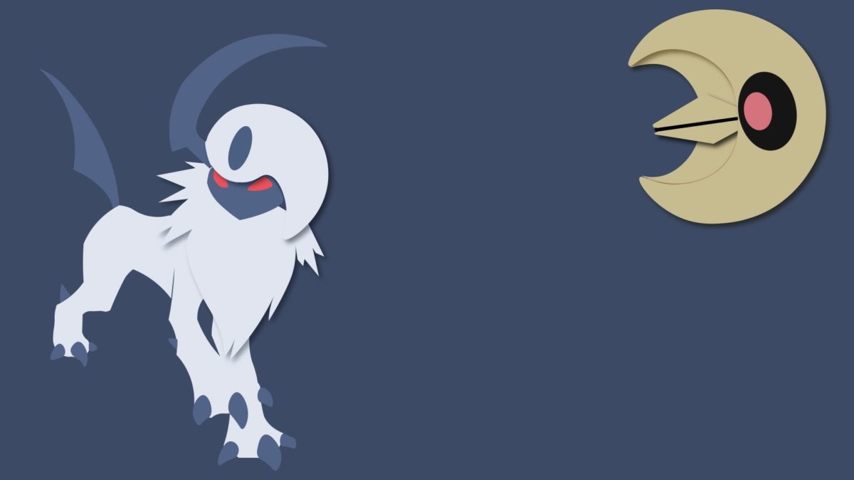 Absol Minimalist Background (1920×1080) | Top reddit wallpapers …