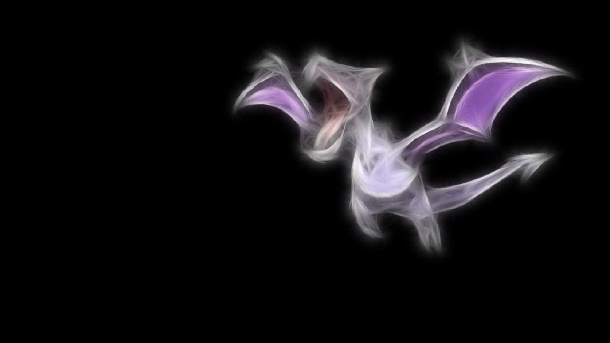 ScreenHeaven: Aerodactyl Pokemon black background dragons simple …