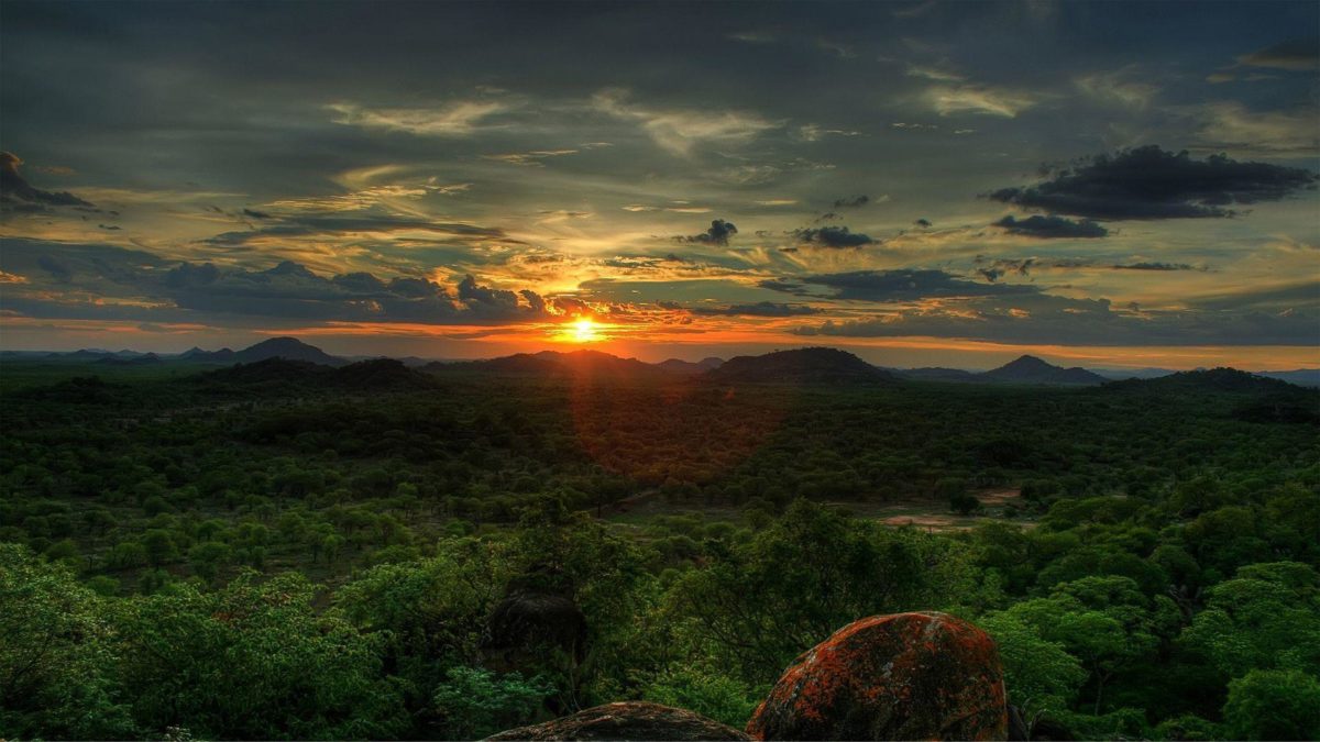 HD Sunset In Africa Wallpaper | Download Free – 64546