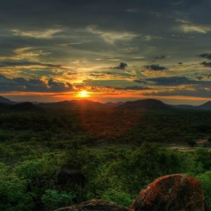 download HD Sunset In Africa Wallpaper | Download Free – 64546