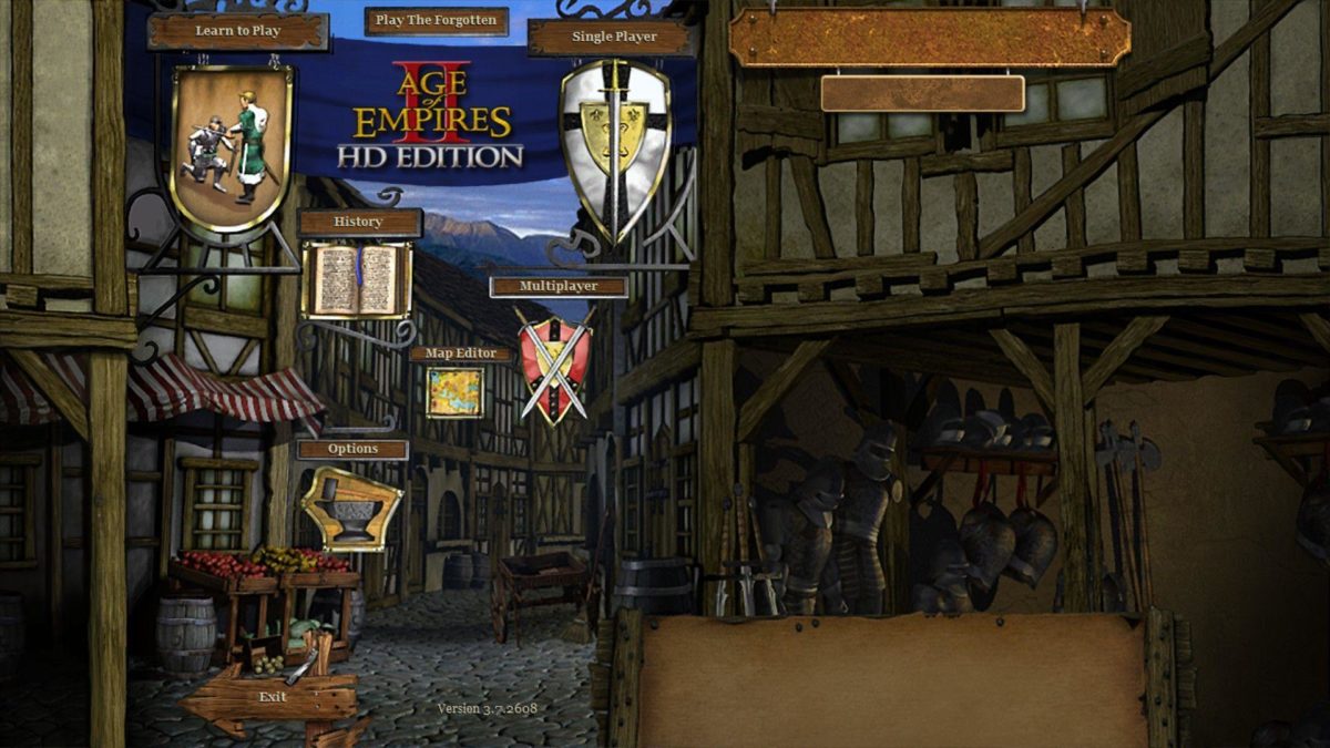 Age of Empires II HD Main Menu picture – ID: 4728