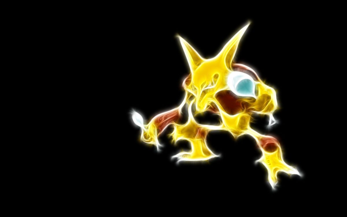 Pokemon Neon Alakazam HD Wallpaper – GamePhD