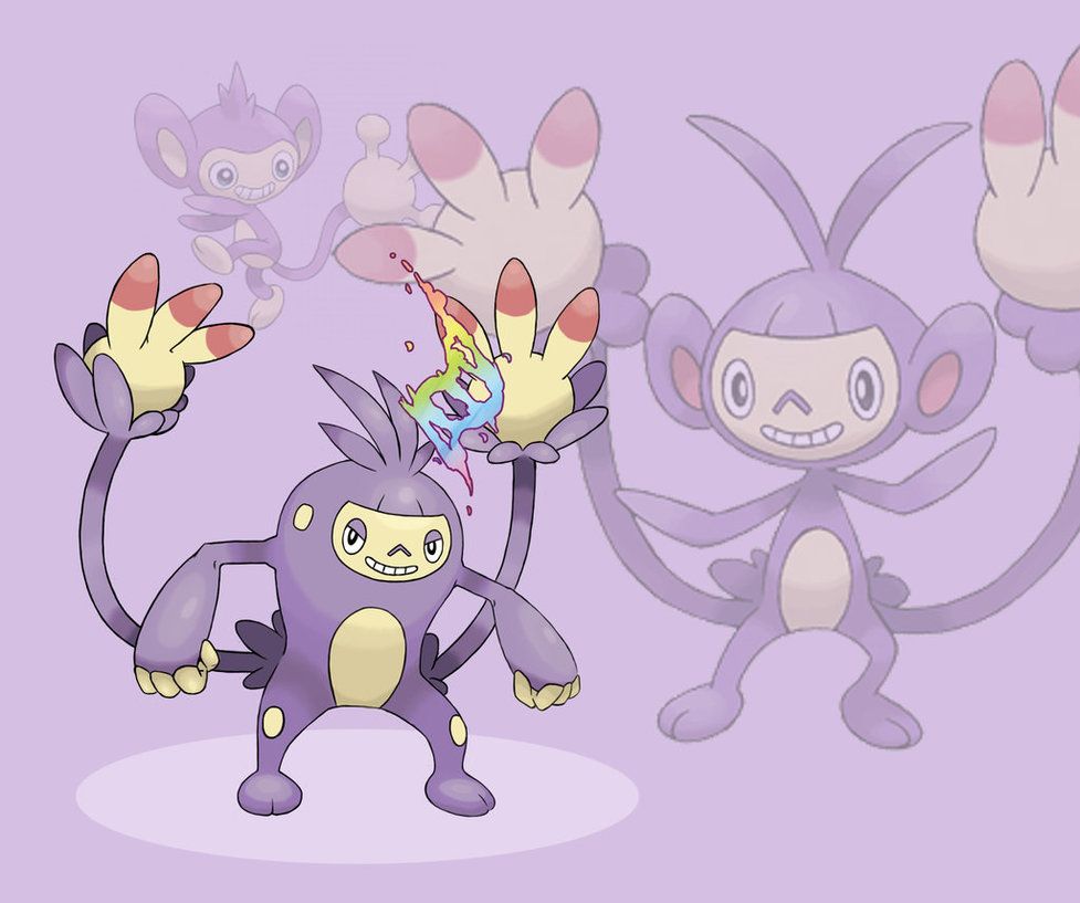 MEGA AMBIPOM (fan made) by delgalessio on DeviantArt