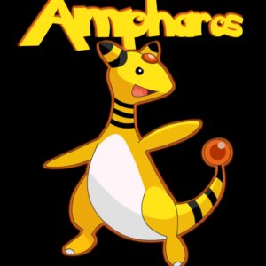 download Ampharos (T-Shirt idea) by NordicBerry on DeviantArt