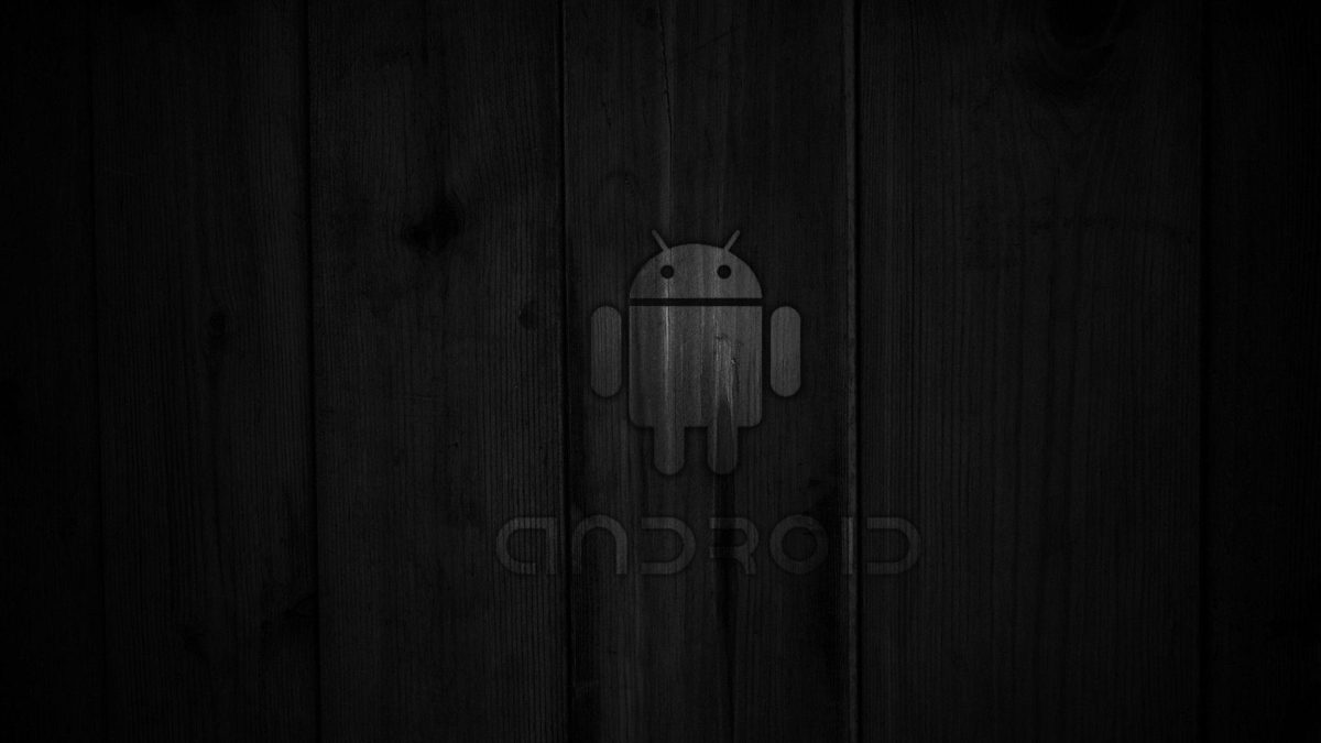 Black Android Logo Wallpaper | Wallpaper Download