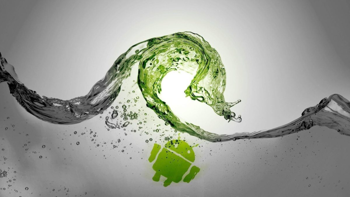 Android Logo on Water | Brand and Logo Wallpapers