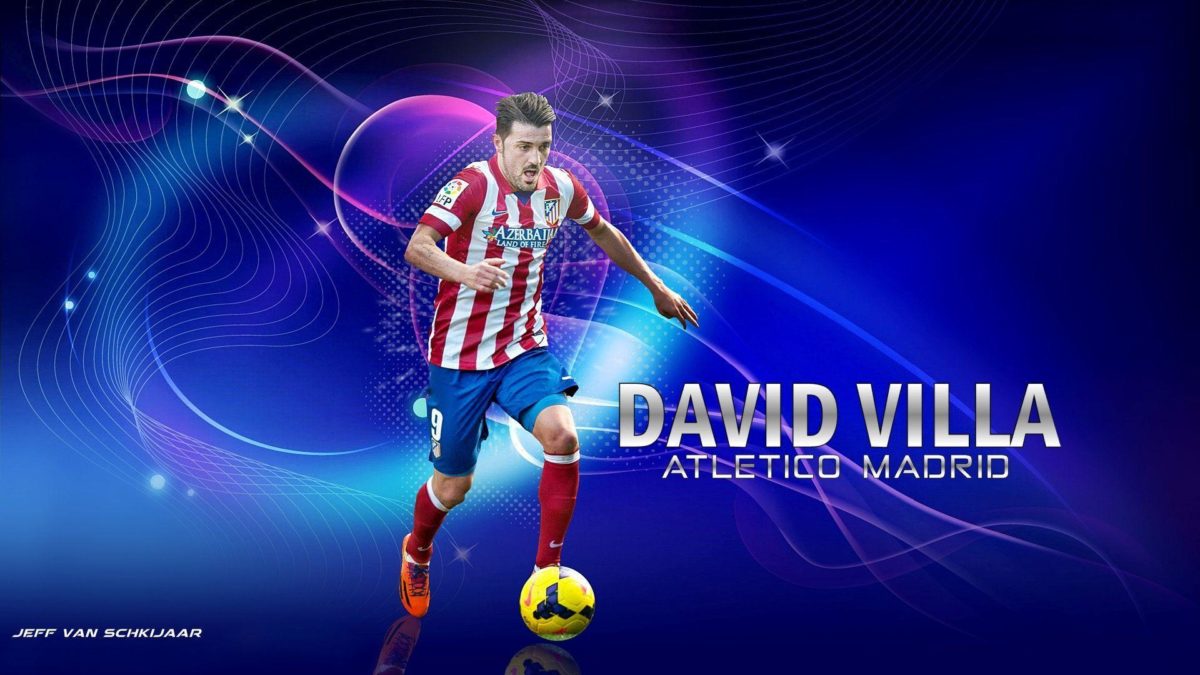 David Villa Atletico Madrid Wallpaper by jeffery10 on DeviantArt