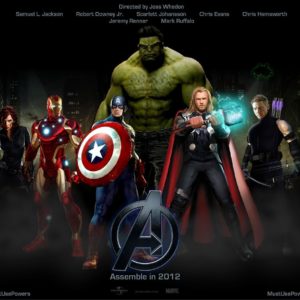 download avengers movie logo wallpaper | walljpeg.