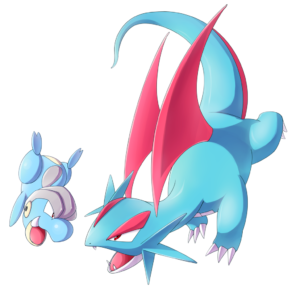 download Salamence and Bagon by needlepotter on DeviantArt