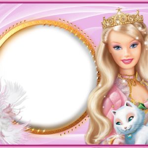 download Barbie With Cat HD Wallpaper