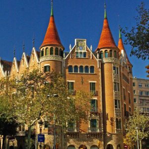 download Beautiful building of Casa de las Punxes in Barcelona city | city …