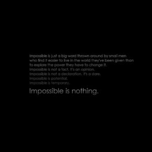 download nothing is impossible wallpaper 5/9 | typography hd backgrounds