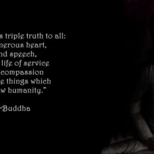 download WALLPAPER WITH POSITIVE QUOTE BY LORD BUDDHA: TRIPLE TRUTH FOR ALL …