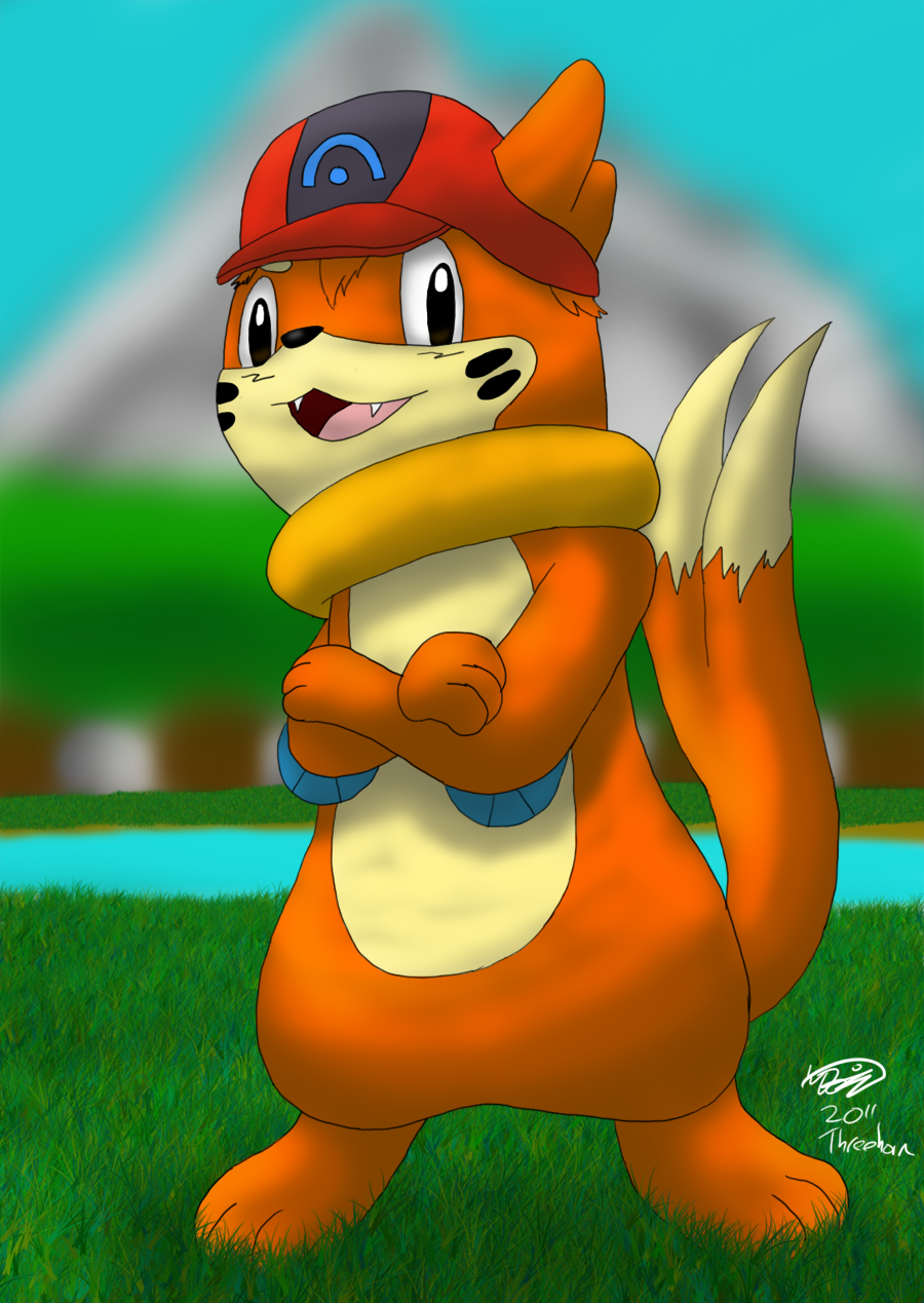 Ash the Buizel -Version 2- by Threehorn on DeviantArt