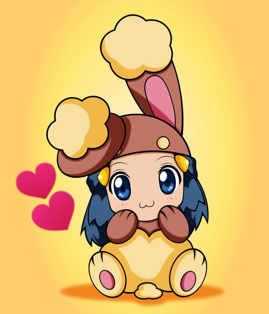 Dawn as Buneary | Pokemon | Pinterest | Dawn, Pokémon and Anime