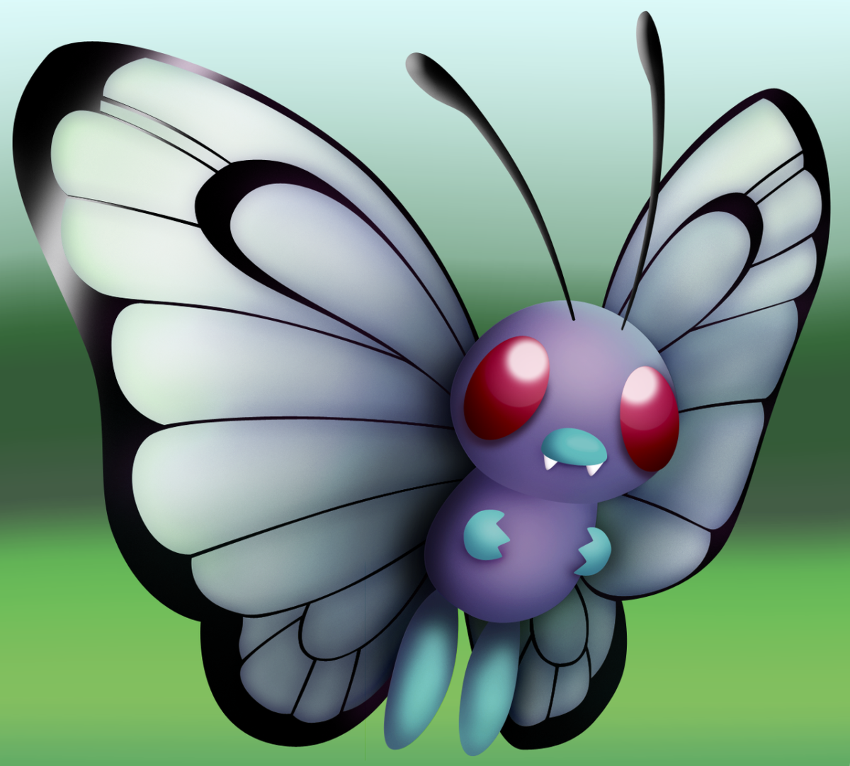 Pokemon Revamps: Butterfree by Susyspider on DeviantArt
