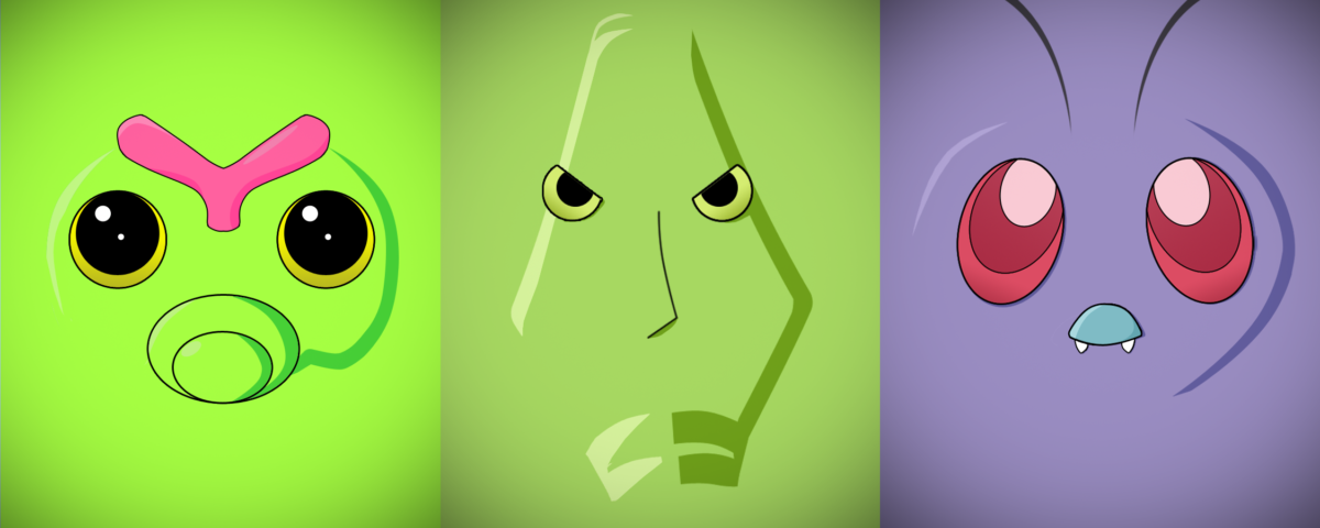 Minimalist Caterpie, Metapod and Butterfree by Vault–Girl on …