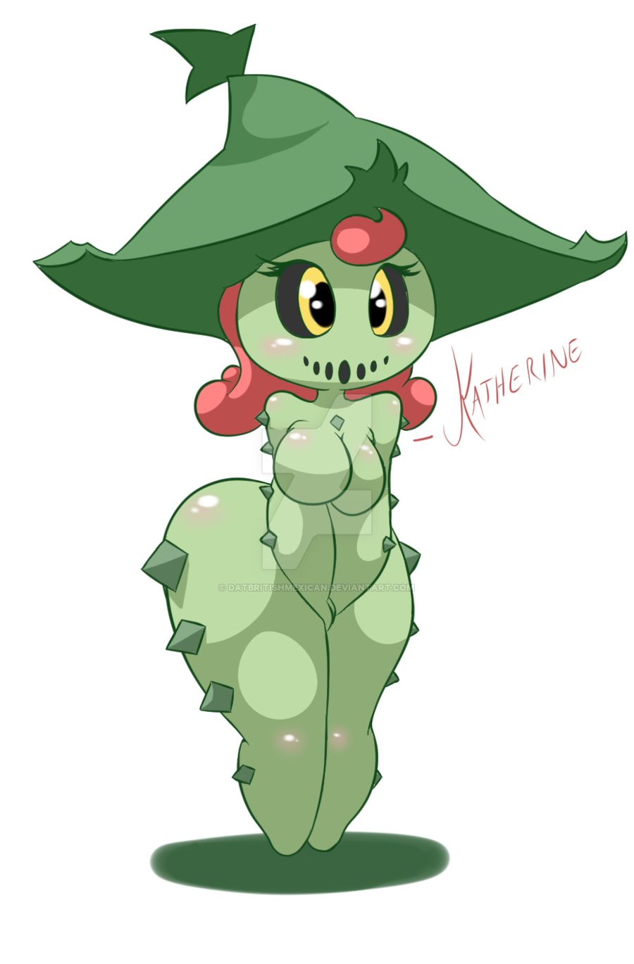 Katherine the Cacturne by DatBritishMexican on DeviantArt