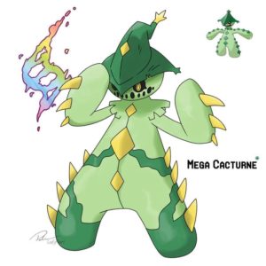 download Fan made mega cacturne | Pokemon | Pinterest | Pokémon and Mega …