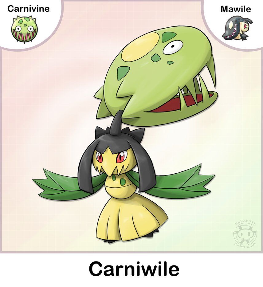 Carnivine + Mawile Fusion by Twime777 on DeviantArt