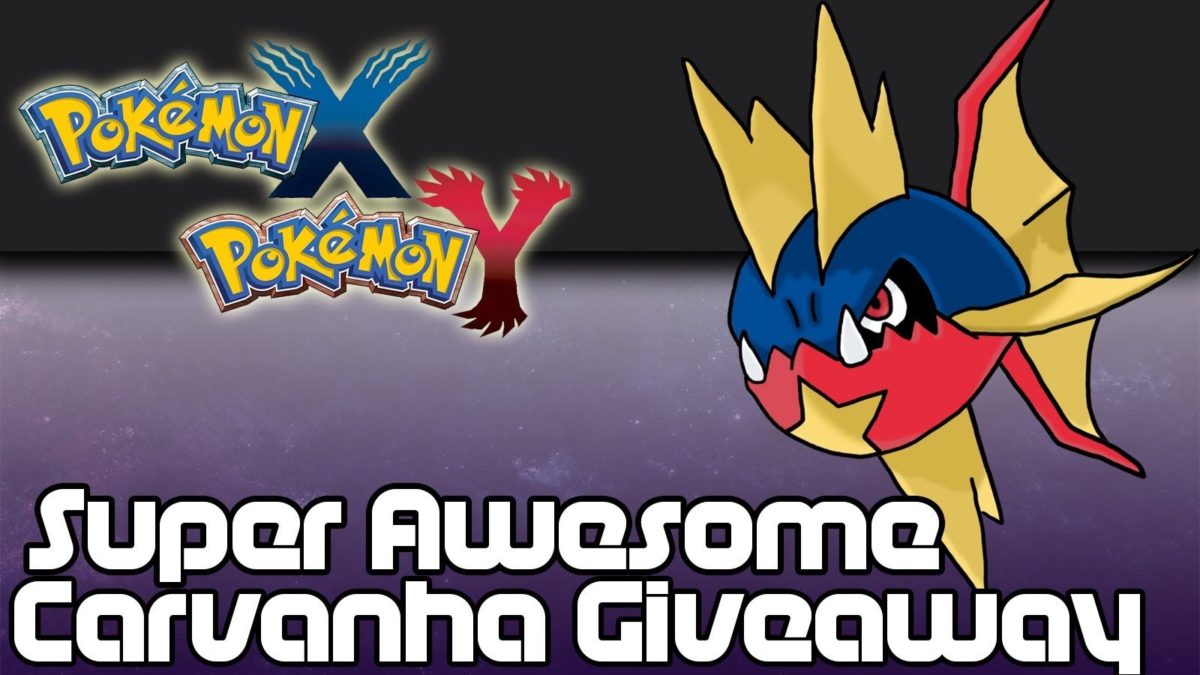 CLOSED] Pokemon X and Y: Speed Boost Carvanha Giveaway! – YouTube