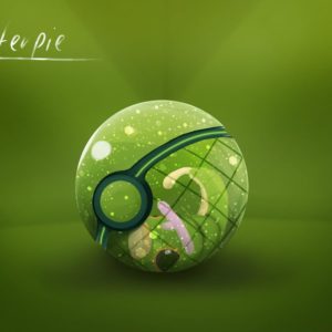 download Conceptual Pokeball ~ Caterpie by Lun1c on DeviantArt