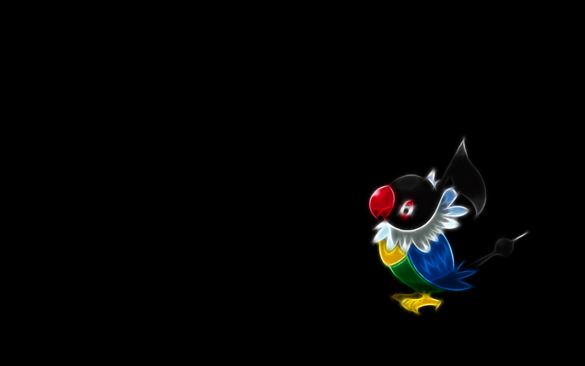 The Images of Pokemon Black Background Chatot 1920×1200 HD …
