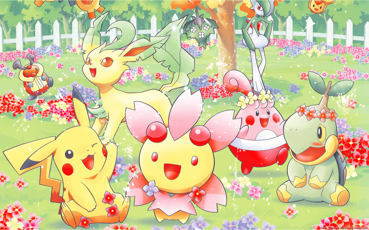 3 Cherrim (Pokémon) HD Wallpapers | Background Images – Wallpaper Abyss