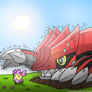 download Groudon and Cherrim by snowy-inferno on DeviantArt