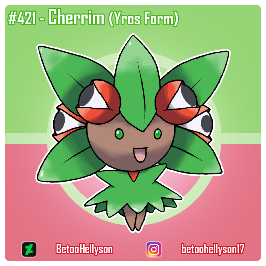 421 – Cherrim (Yros Form) by BetooHellyson on DeviantArt