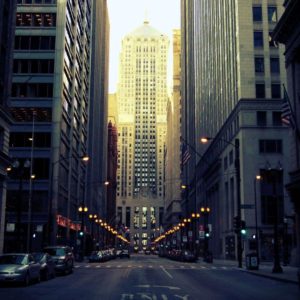 download Street in Chicago Wallpaper #