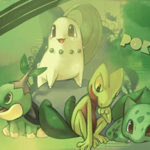download 1 Chikorita HD Wallpapers | Background Images – Wallpaper Abyss
