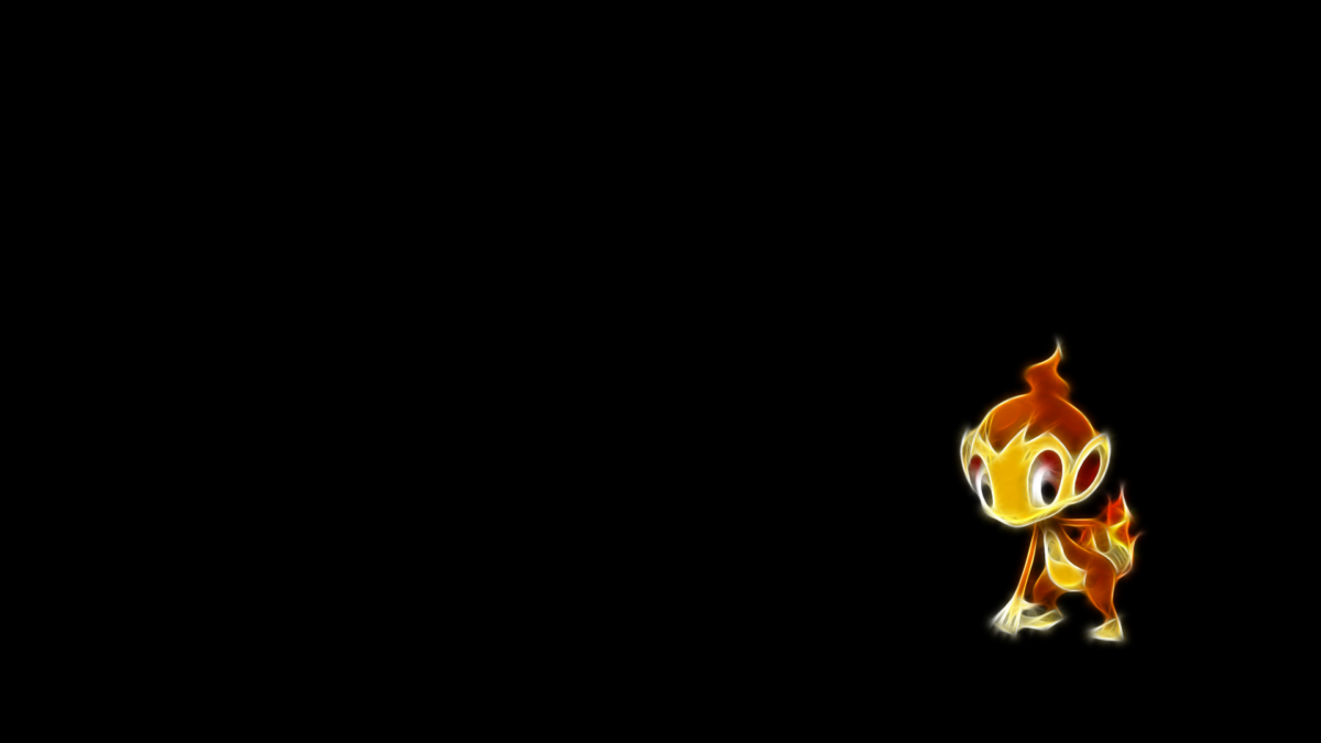 ScreenHeaven: Pokemon chimchar simple background desktop and mobile …