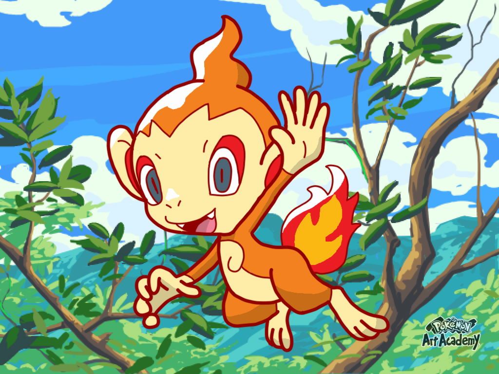 Pokemon Art Academy – Chimchar by GamerGyrl on DeviantArt