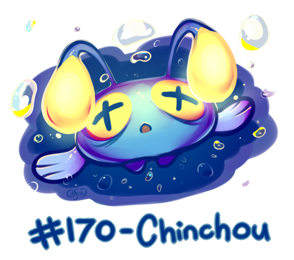 Pokemon #170 – Chinchou by oddsocket on DeviantArt
