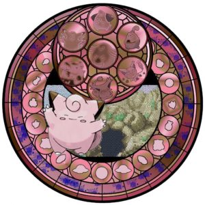download Clefairy Stained Galss by chibi22 on DeviantArt
