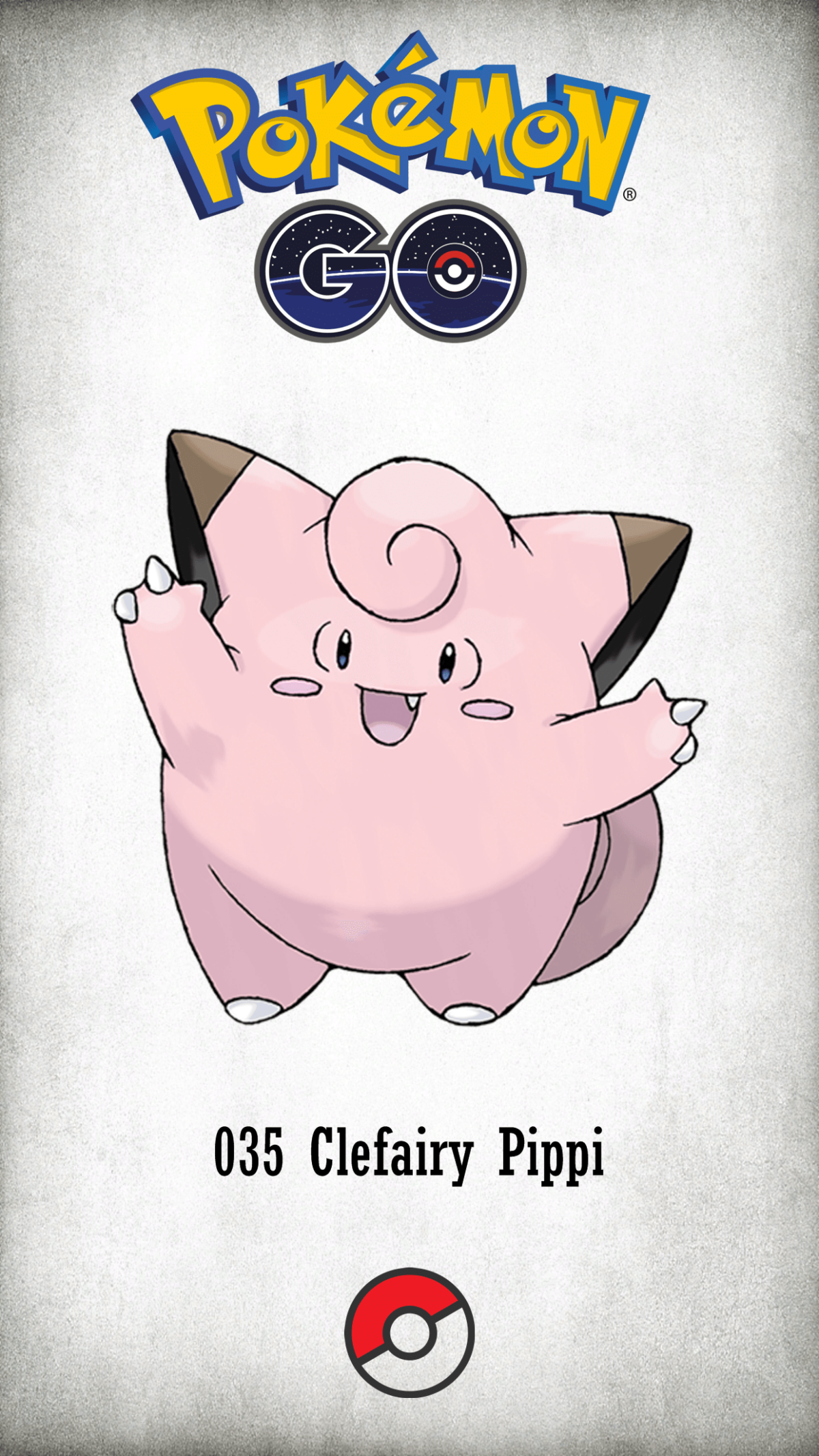 035 Character Clefairy Pippi | Wallpaper