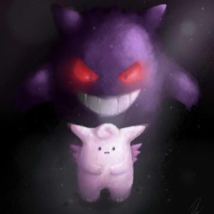 download Clefable and Gengar by SolarCookie on DeviantArt