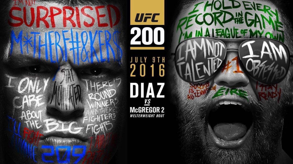 Conor McGregor, #Nate Diaz, #UFC, #mma, #fighting, #poster …