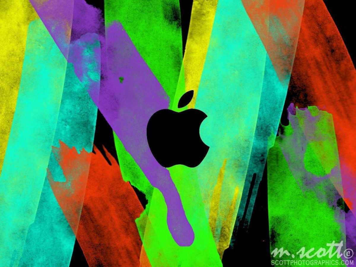 Wallpapers For > Cool Apple Logo Wallpaper