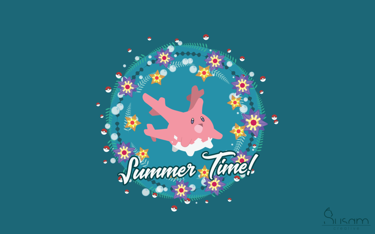 July 2017 Wallpaper – A Pokemon Summer – Susam Creative
