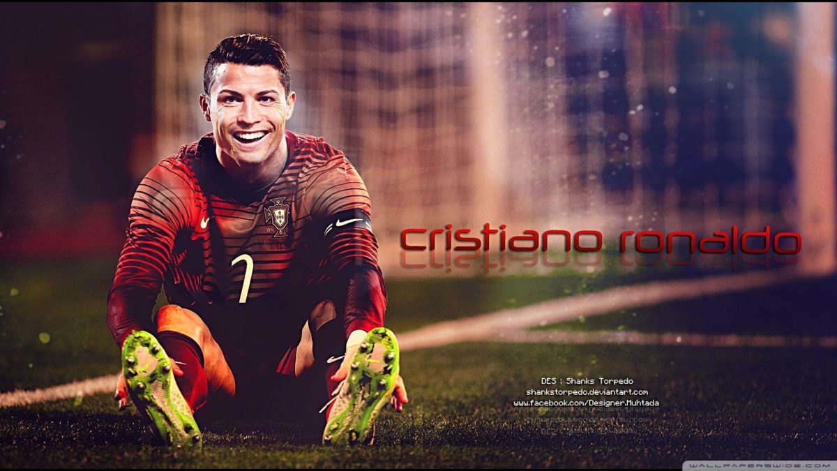 Gold painting of Cristiano Ronaldo HD desktop wallpaper …