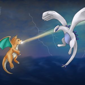 download Dragonite vs. Lugia by artisticpuppy on DeviantArt
