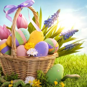 download Colorful Easter eggs Wallpaper #