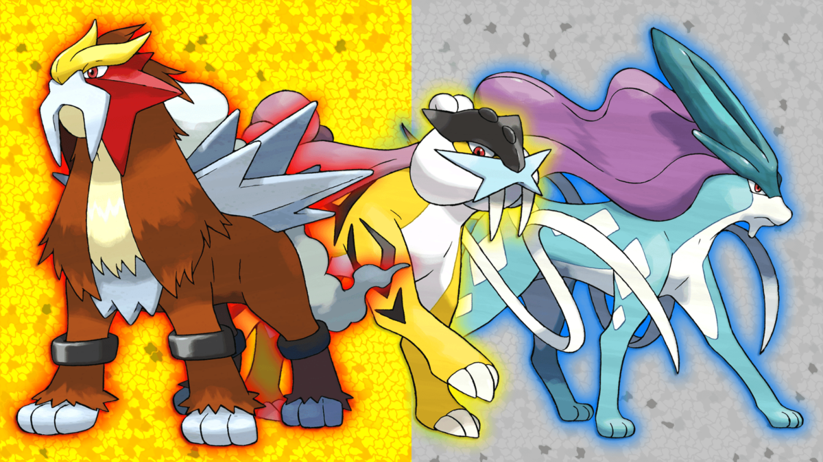 Entei, Raikou and Suicune Wallpaper by Glench on DeviantArt