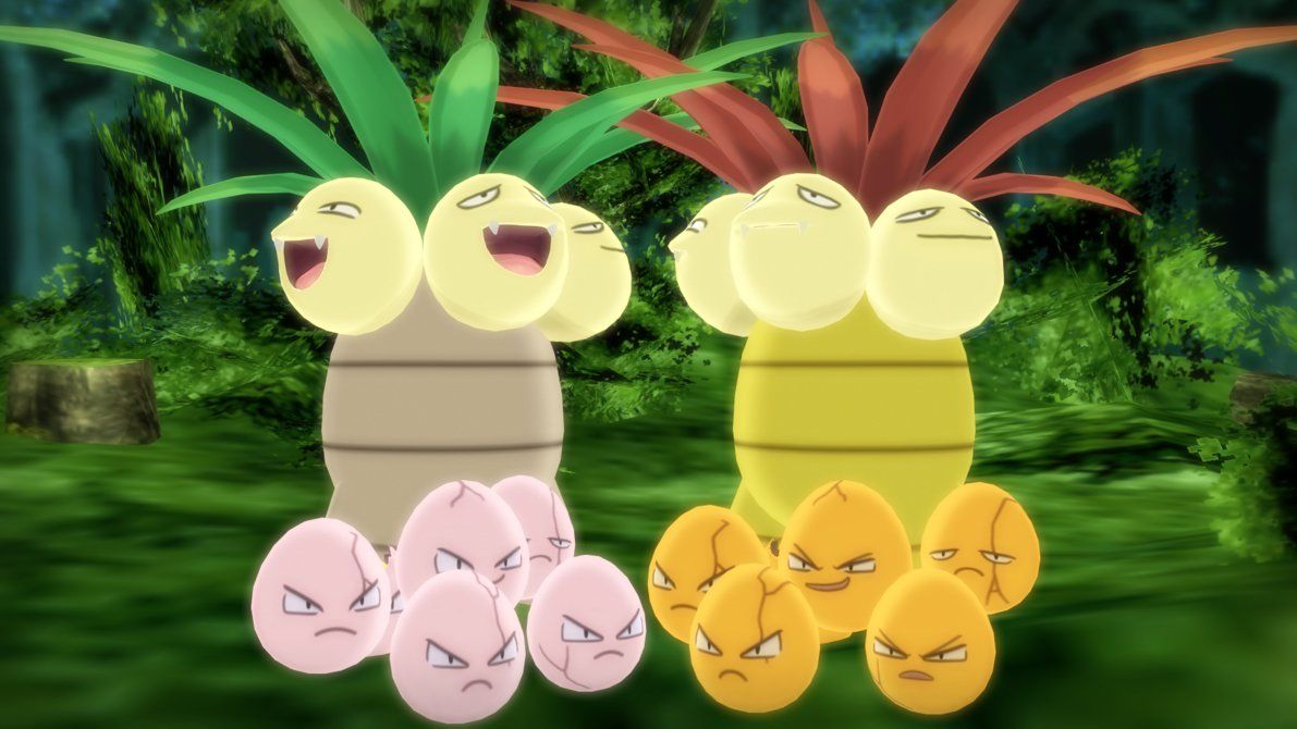 MMD PK Exeggcute and Exeggutor DL by 2234083174 on DeviantArt