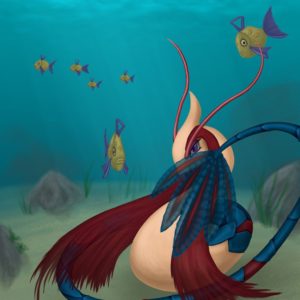 download Milotic and Feebas by Raptori on DeviantArt