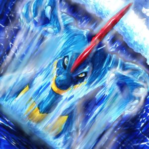 download water pokemon surfing deviantart artwork waterfalls feraligatr …