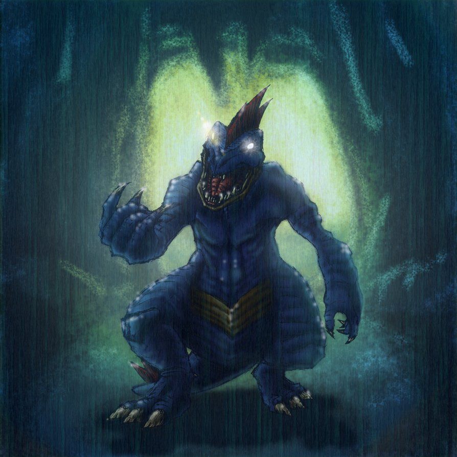 Angry Feraligatr in wet cavern by ForeverZeroDragon on DeviantArt